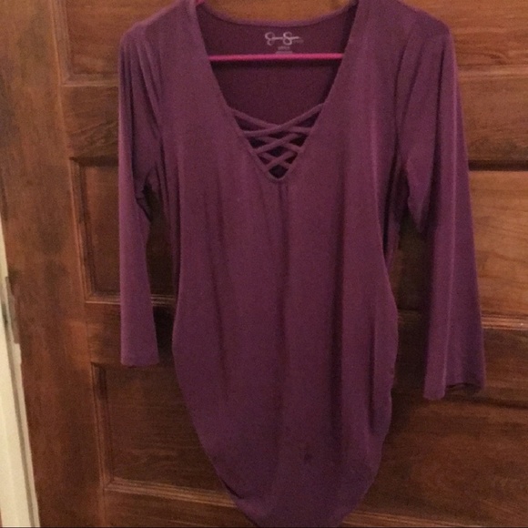 Jessica Simpson Tops - Jessica Simpson Criss Cross Maternity Top